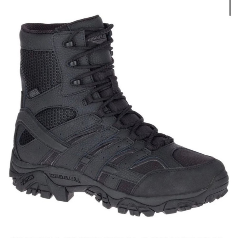 Merrell Moab Tactical Waterproof Boots Men’s 7.5 Vibram Sole